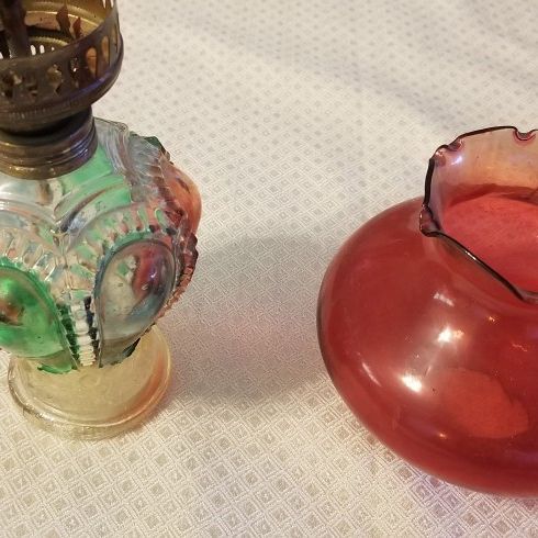 Vintage Finger Kerosene Oil Lamp