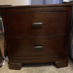 Wooden Nightstand (Brown) Can Bring To You
