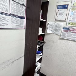 Storage shelves
