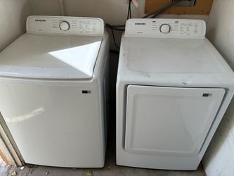 Samsung washer and dryer set
