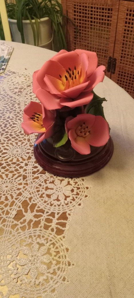 Porcelain Flower Decor