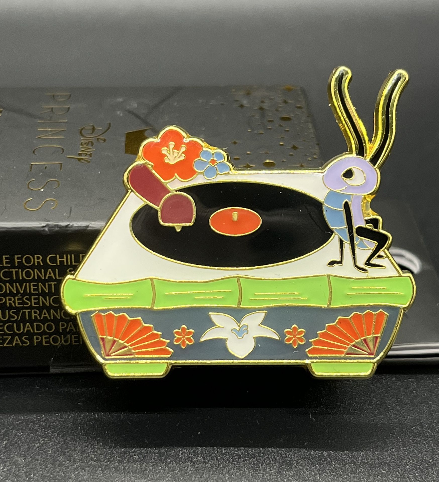 Cricket Mulan Loungefly Disney Princess Record Blind Box Pin NWT