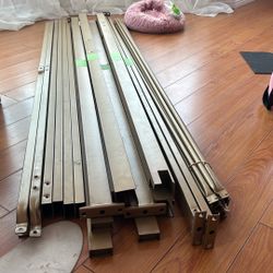 King Size Gold Canopy Bed Frame