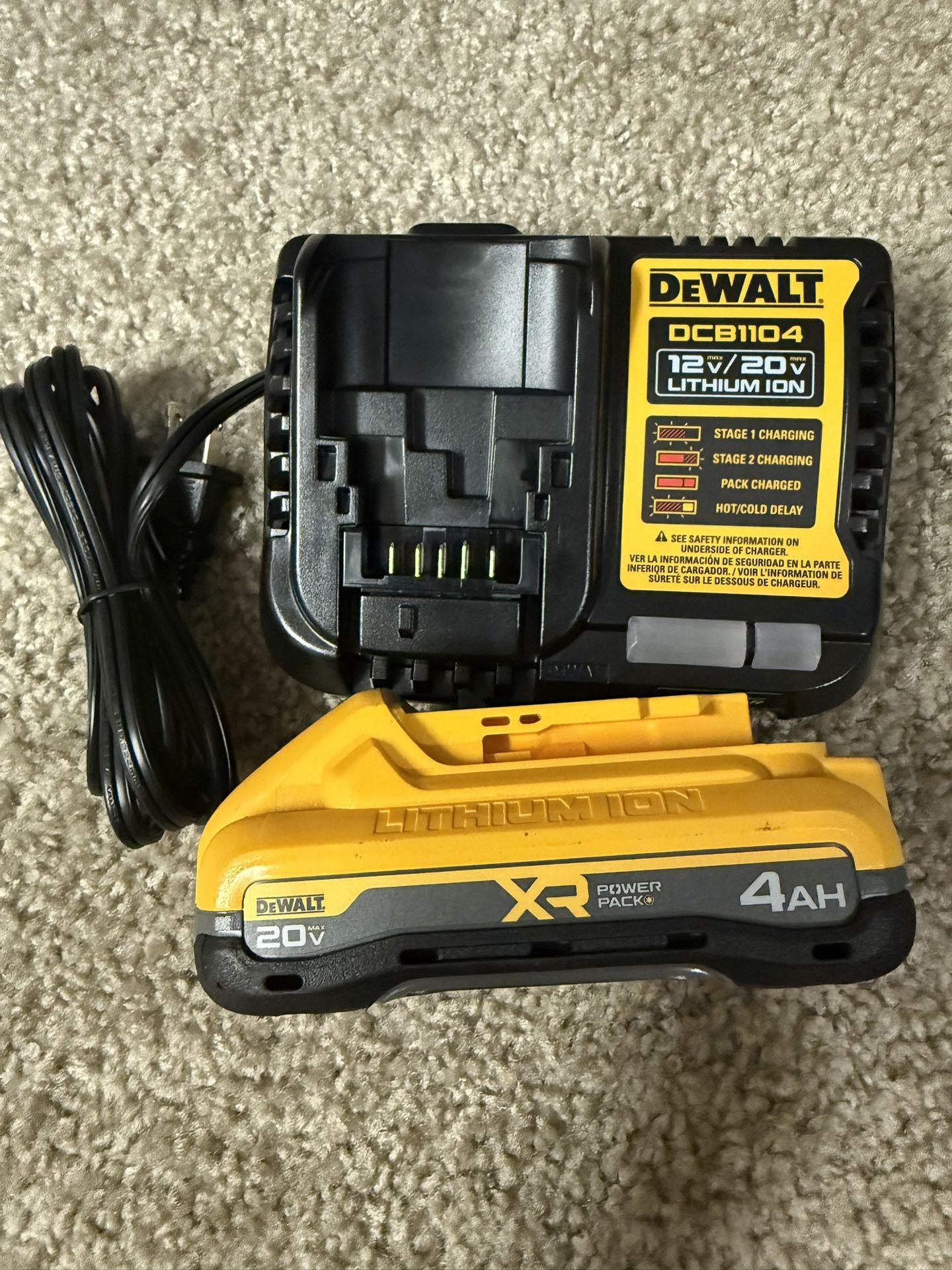 Dewalt battery 4 charger