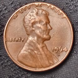 1964 D Penny