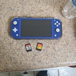 Nintendo Switch Lite With 2 Games $135