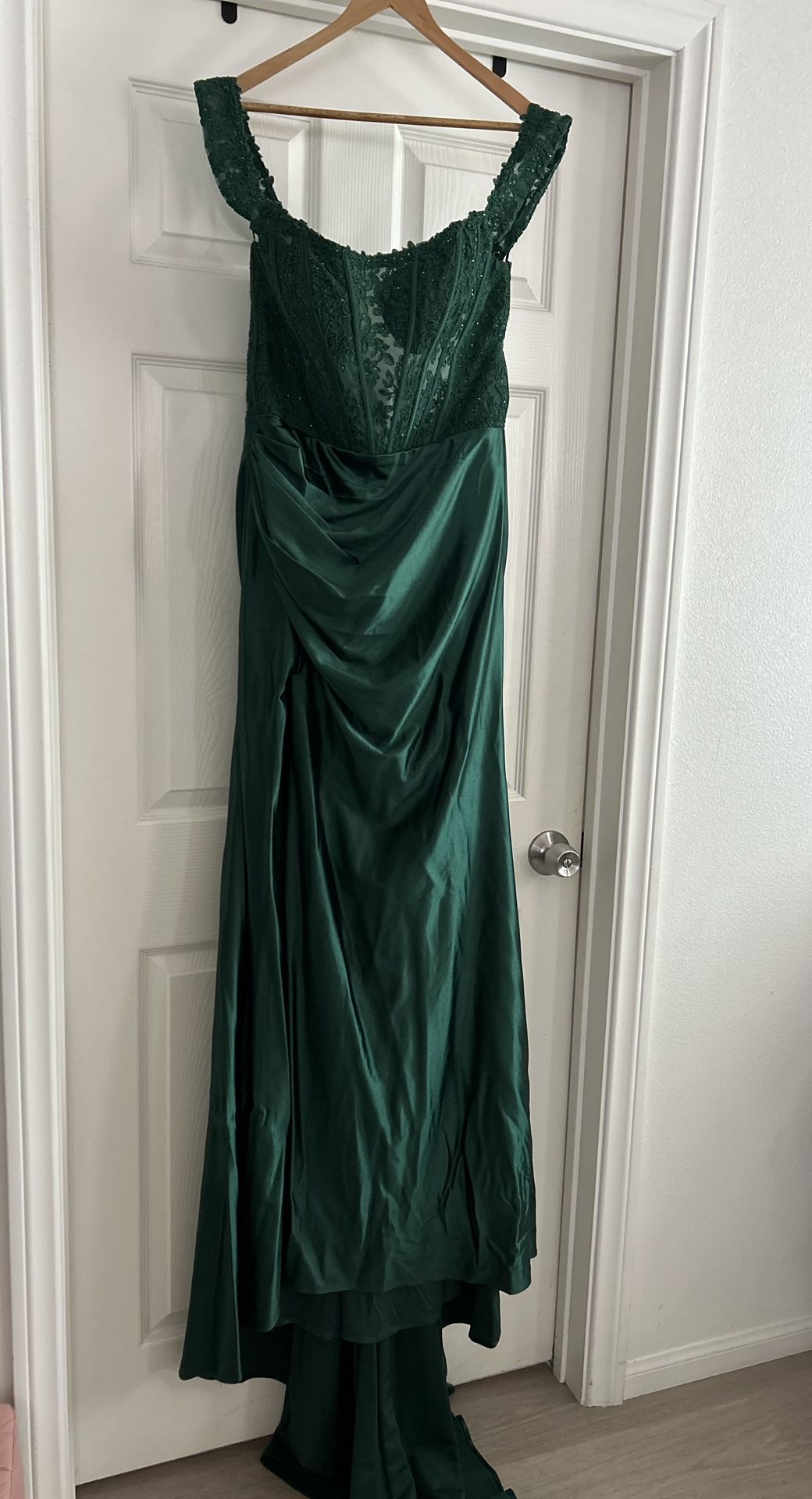Emerald green Formal dress