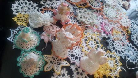 Hadmade ornaments $5 each or 5 for $20