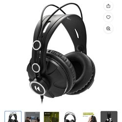 Knox Gear TX-100 Closed-Back Studio Monitor Headphones