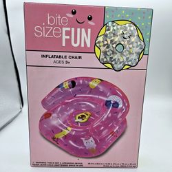 NIP WALGREENS Toddler Inflatable Chair 3+ Girls Cute Pink Furniture