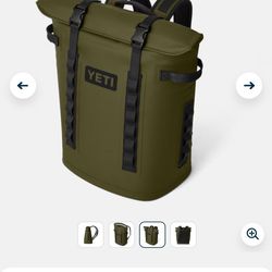Yeti Olive Green Backpack Cooler