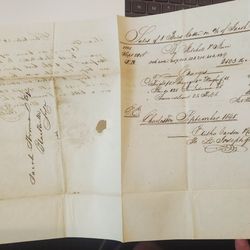 1848 Charleston Cotton Sales Document (See Ad)
