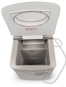 EdgeStar IP201SS Portable Ice Maker - Stainless Steel - Countertop Ice Machine