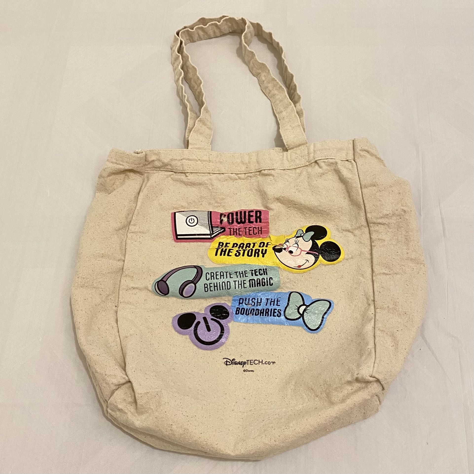 Disney Print “Minnie Mouse” Canvas Small Tote Bag