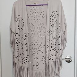 Hollister Co. Suede Kimono