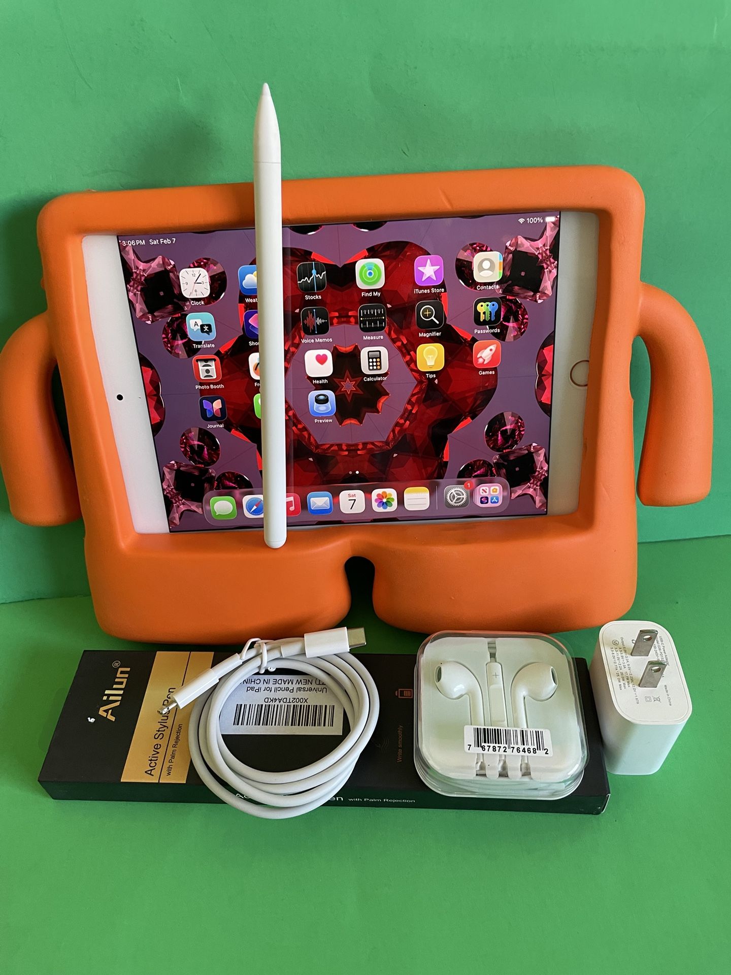 Apple iPad mini 5 (5th Generation/7.9” retina/ latest IOS 26/ 2019 Model ) 64GB with stylus pen, kids case & Accessories