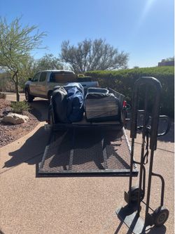 Pick up truck and Trailer