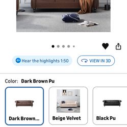 New In Box PU Leather Loveseat 