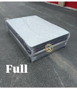 Full Size Mattress Set – Medium Comfort – Available Today 🚚