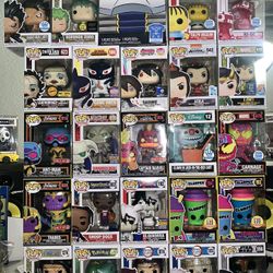 Variety Of Funko Pops
