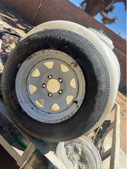 14” trailer rim tire no good
