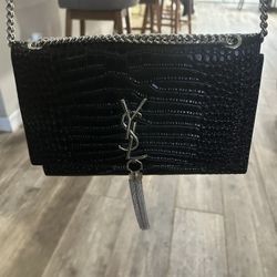 YSL Crocodile Print 