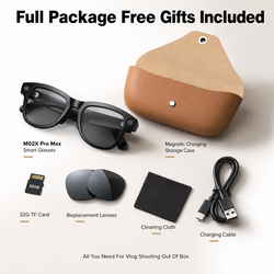 M02 All-New Smart Glasses for Photography and Business Use