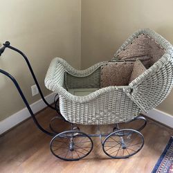 Vintage Baby Carriage Stroller Carrier 