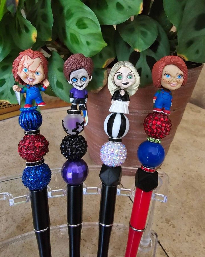 Beaded Chucky Pens 