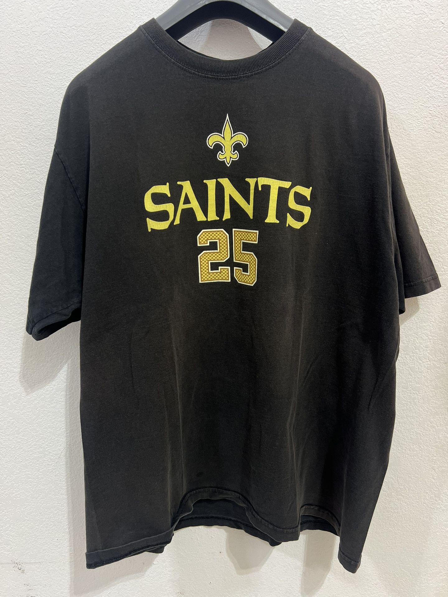 REGGIE BUSH New Orleans SAINTS Football VINTAGE Jersey Style Shirt XL Reebok NFL