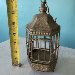 Glitter Gold Fairy Cage