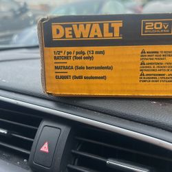 Dewalt 20v brushless 1/2” RATCHET
