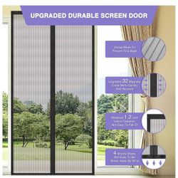 Magnetic Bug Net Screen Door