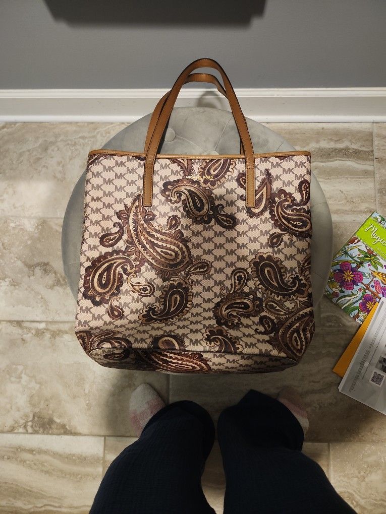 Large Paisley Michael Kors Bag