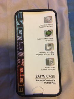 Satin iphone 6 plus case
