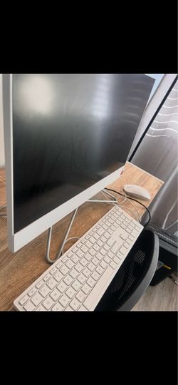 Hp desktop all in one (white)