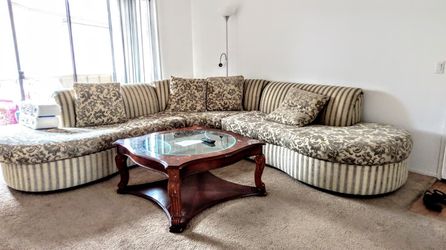 3 piece sectional sofa couch clean excellence condition