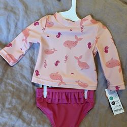 Carter’s Baby Girl Swimsuit 3 Months 