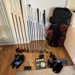 Super Fun Mens golf set w/Stand bag and range finder included lots of extras as well Come See!