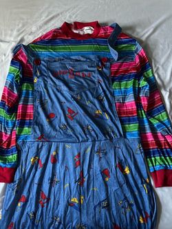 Disfraz de Chucky para adulto L/XL + peluca