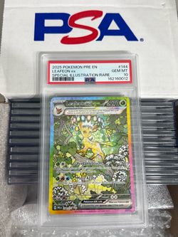 Prismatic evolutions Leafeon psa 10