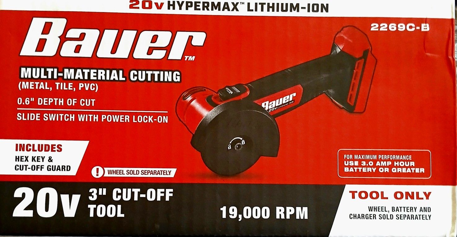 Bauer Cutting Tool And 2 Pack Of Batteries