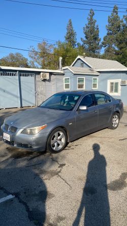 BMW series 5 silver