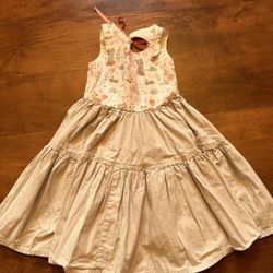 Girls Home Made Woodland Boutique Dress Shipping Avaialbe 