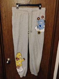 Care Bears Gray Sweat Pants Size M(8 - 10)