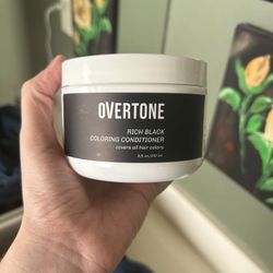 NEW oVertone Black Velvet Coloring Treatment Mask - 8oz Full Size (Sealed)