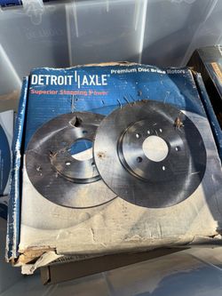 Detroit Axle REAR Disc Brake Rotors (Pair) - Part R-31612