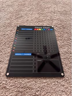 Magnetic chore chart/reward system