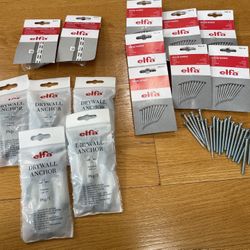 Elfa Wood Screws,Drywall Anchors Etc