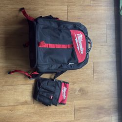 Milwaukee backpack & tool pouch